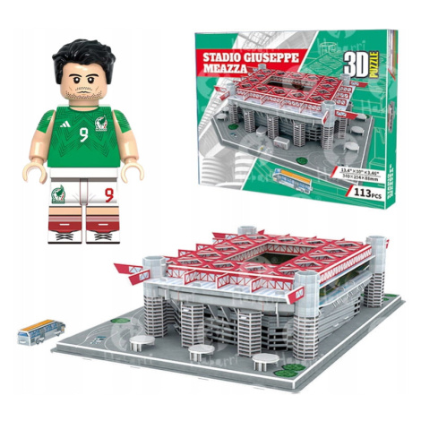 Fotbalový stadion San Siro Fc Ac Milán/Inter Milán Puzzle 3D 113el