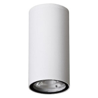 NOVA LUCE venkovní stropní svítidlo CECI bílý hliník skleněný difuzor Osram LED 3W 3000K 100-240