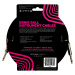 Ernie Ball Braided Instrument Cable 18' Red Black