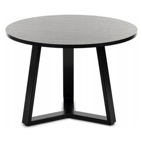 HowHomely Konferenční stolek TRILEG 48x70 cm černá
