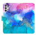 iSaprio flip pouzdro BluePink Paint pro Samsung Galaxy A32 5G