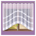 Dekorační oblouková krátká záclona na žabky WIKTORIA 160 bílá 310x160 cm MyBestHome kod: 233089