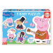 Baby puzzle Prasátko Peppa 2, 5v1