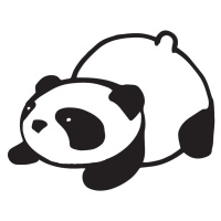 ELIS DESIGN Nálepky na zeď varianta: panda