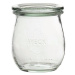 Weck Zavařovací sklenice sada 6 ks, 220 ml, víčko, tulipánový tvar