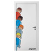 Samolepka na dveře 45x100 cm Puerta – Playmobil