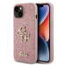 Kryt Guess GUHCP15SHG4SGP iPhone 15 6.1" pink hardcase Glitter Script Big 4G (GUHCP15SHG4SGP)