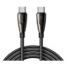 Joyroom Kabel Pioneer 240W USB C na USB C SA31-CC5 / 240W/ 1,2m (černý)