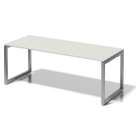 BISLEY Psací stůl CITO s podstavcem ve tvaru O, v x š x h 740 x 2000 x 800 mm, podstavec stříbrn