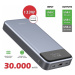 Swissten powerbanka 30 000 mAh 133W PD šedá