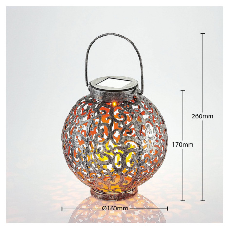 Lindby Lindby Adriano LED solární lucerna, ornamenty