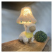 Dětská stolní lampa Alpaca bílá - Alma