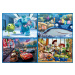 Dětské puzzle Pixar Educa 150-100-80-50 dílů 15615 barevné