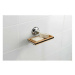 Držák na mýdlo Compactor Bestlock SPA Bamboo RAN5806 na zeď, bez vrtání, bambusový