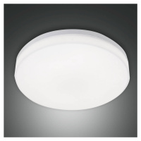 Fabas Luce LED venkovní stropní světlo Trigo se senzorem bílá