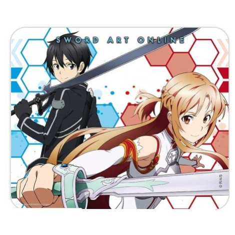 Podložka pod myš  Podložka pod myš  Sword Art Online - Kirito & Asuna, 23,5 x 19,5 cm ABY STYLE