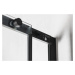 Polysan ALTIS LINE BLACK čtvercový sprchový kout 900x900 mm, rohový vstup, čiré sklo