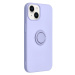 Smarty Ring silikonový kryt iPhone 14 Plus fialový