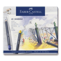 Pastelky Faber Castell Goldfaber plechová krabička 48ks Faber-Castell