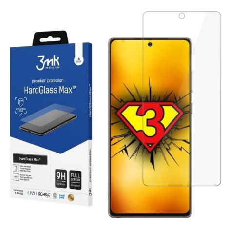 Ochranné sklo 3MK HardGlass Max Samsung N986 Note 20 Ultra black, FullScreen Glass FingerPrint