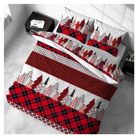 Gipetex Natural Dream Italské vánoční povlečení 100% bavlna Renna - 220x200 / 2x70x90 cm