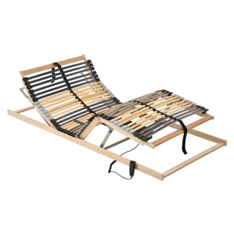 vidaXL Elektrický lamelový rošt postele se 42 lamelami 7 zón 90x200 cm