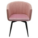 KARE Design Otočná židle Merida růžová