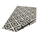 NORTHRUGS - Hanse Home koberce Kusový koberec Twin-Wendeteppiche 103129 schwarz creme – na ven i