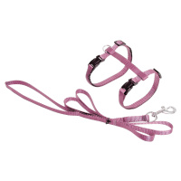 Flamingo Ziggi postroj a vodítko pro kočky - pink 22-36 cm