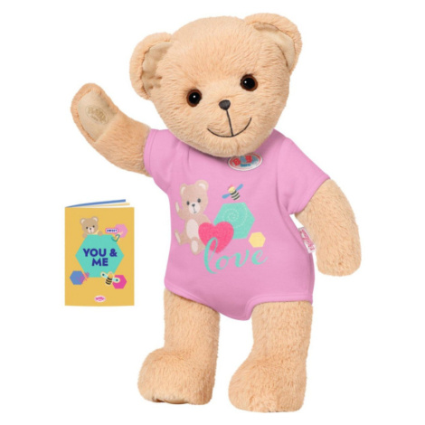 Zapf Creation Medvídek BABY born, růžové oblečení