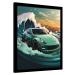 Obraz na zeď - Wave Collection - Wave Cars Fairlady, 34.3 × 44.5 cm