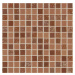 Skleněná mozaika Mosavit Sundance Bronce 30x30 cm mat / lesk SUNDANCEBR