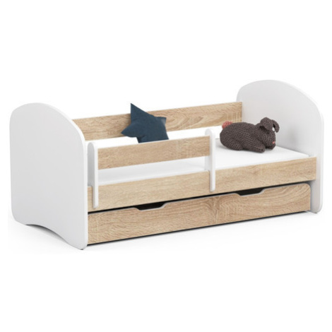 Dětská postel SMILE 160x80 cm - dub sonoma Akord