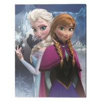 Obraz na plátně Frozen - Anna & Elsa, 2 cm - 30×40 cm