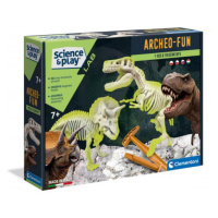 Clementoni SCIENCE Vykopávky - T-Rex + Triceraptos