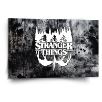 Sablio Obraz Stranger Things White - 120x80 cm