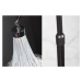 LuxD 24933 Designová stojanová lampa Kingdom 189 - 204 cm stříbrná závěsné svítidlo