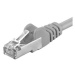 Premiumcord Patch kabel CAT 6a S-FTP,RJ45-RJ45,LSOH, AWG 26/7 1m šedá