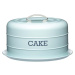 Modrá plechová dóza na koláč Kitchen Craft Nostalgia, ⌀ 28,5 cm