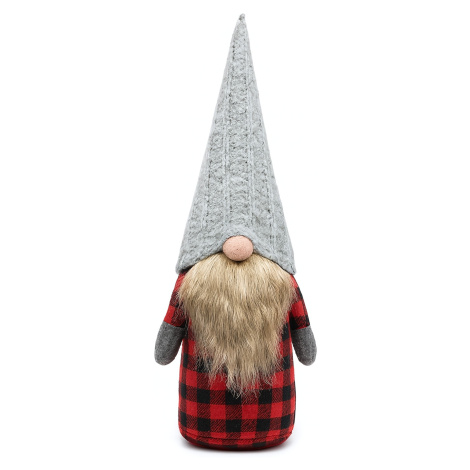 Tutumi Vánoční skřítek ELF 055 - 50 cm červeno-šedý