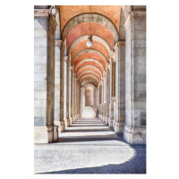 Umělecká fotografie View of colonnade, Madrid, Spain, M, (26.7 x 40 cm)