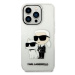 Karl Lagerfeld KLHCP14LHNKCTGT hard silikonové pouzdro iPhone 14 PRO 6.1" transparent Gliter Kar