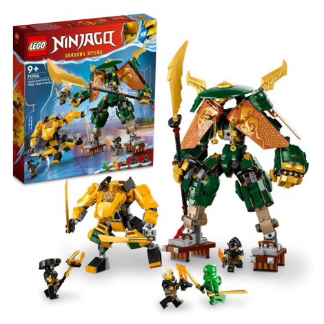 Lego® ninjago® 71794 lloyd, arin a jejich tým nindža robotů