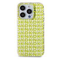 DKNY PC/TPU Repeat Pattern Zadní Kryt pro iPhone 15 Pro Yellow