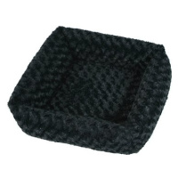Olala Pets Cube Fuzzy, 53 × 53 cm, černá