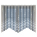 Dekorační žakárová záclona s řasící páskou DEBORA 160 bílá 300x160 cm MyBestHome
