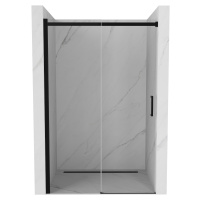 Sprchové dveře posuvné MEXEN OMEGA černé 130 cm