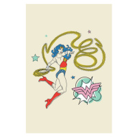 Umělecký tisk Wonder Woman - Sketch art, (26.7 x 40 cm)