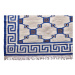 Diamond Carpets koberce Ručně vázaný kusový koberec Geo DESP P82 Silver Blue - 160x230 cm