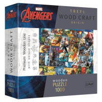 Trefl Wood Craft Origin Puzzle Marvel Avengers 1000 dílků - dřevěné